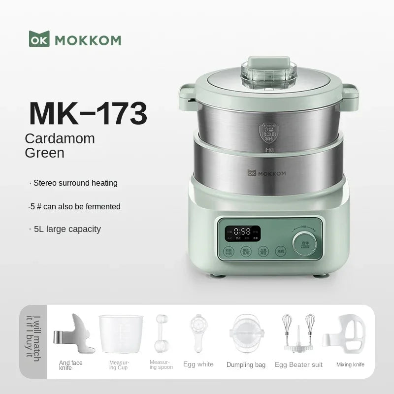 Household dough kneading machine Small automatic dough machine Live dough fermentation multi-functional all-in-one machine