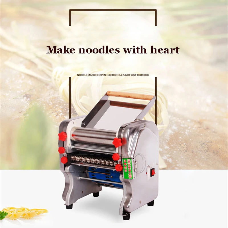 Electric Dough Sheeter For Household Stainless Steel Noodle Maker