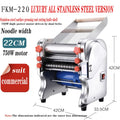 Electric Dough Sheeter For Household Stainless Steel Noodle Maker