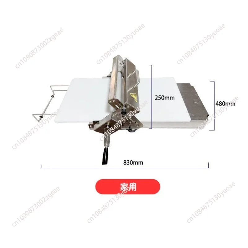 Hand Cranked Puff Pastry Machine Desktop Folding Hand Crank Machine Desktop Pizza Croissant Dough Tablet Manual Dough Sheeter