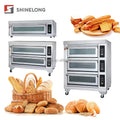 Commercial Bakery Equipment 1 2 3 Deck Oven For Baking Bread And Pizza Oven Machine