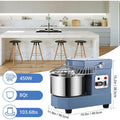 450W Dual Rotating Dough Kneading Machine with Security Shield & Timer Included, Baking Equipment for Restaurant Pizzeria
