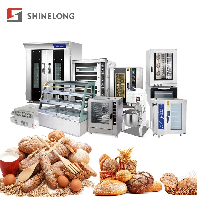 Commercial Bakery Equipment 1 2 3 Deck Oven For Baking Bread And Pizza Oven Machine