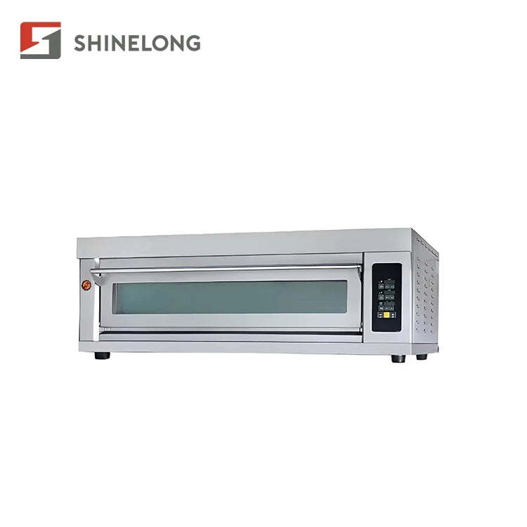 Commercial Bakery Equipment 1 2 3 Deck Oven For Baking Bread And Pizza Oven Machine