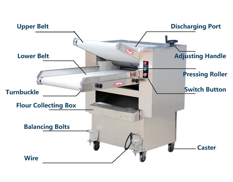 Baking Equipment 30cm Electric Pizza Dough Roller