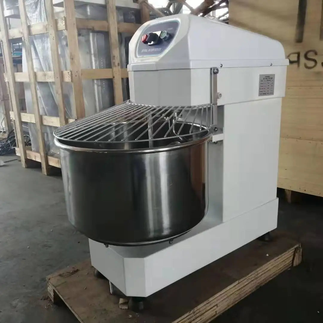 Best Bakery Equipment Spiral Dough Mixer for Bread Making 3/5/8/12/16/20/25/50/75/100kg Flour Mixer for Wheat Corn Milk New