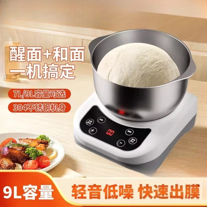 Dough mixing machine chef's automatic dough kneading household multi-functional fermentation integrated noodle waking machine