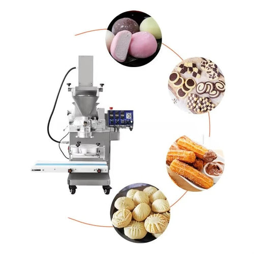 Biscuit Making Machine Automatic Dough Kneading Cutting Baking Equipment for Cookies Crackers Pastry Factory Bakery Use