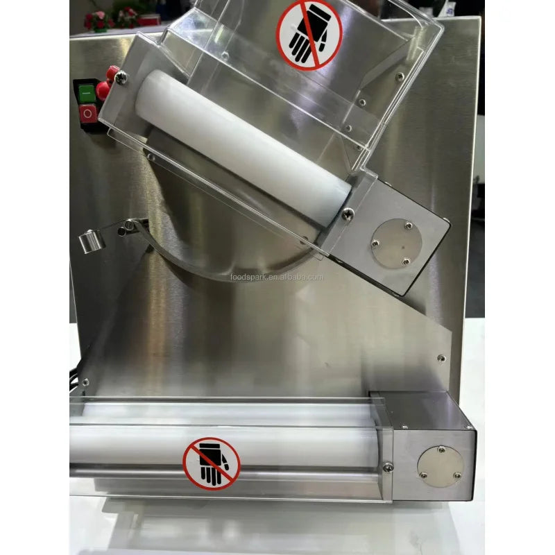 Factory Electric Make Pizza Flatten Sheet Stretch Roller Open Press Dough Machine